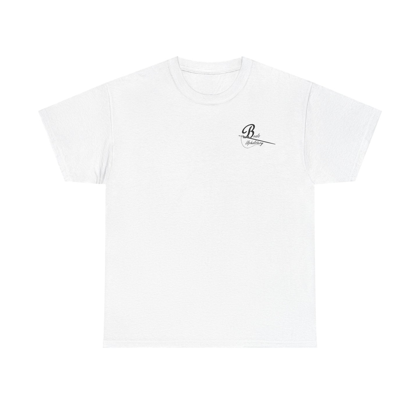 "Beals On Wheels" Unisex Heavy Cotton Tee (Black Front Logo)