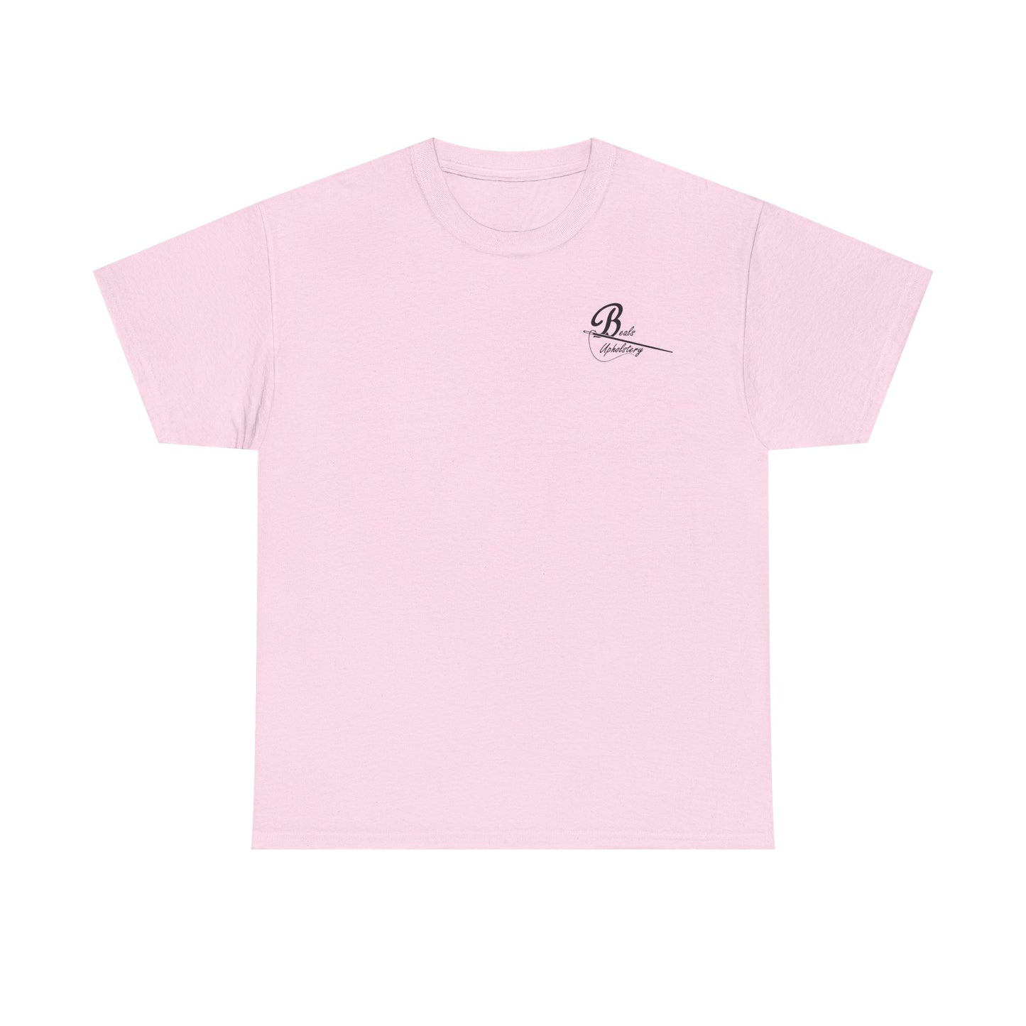 "Beals On Wheels" Unisex Heavy Cotton Tee (Black Front Logo)