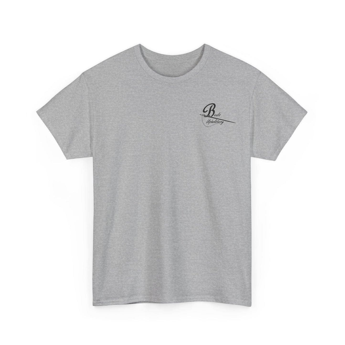 "Beals On Wheels" Unisex Heavy Cotton Tee (Black Front Logo)