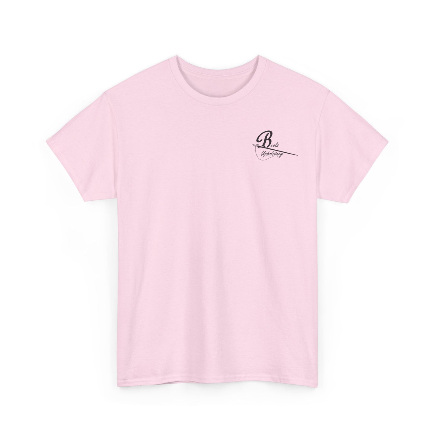 "Beals On Wheels" Unisex Heavy Cotton Tee (Black Front Logo)