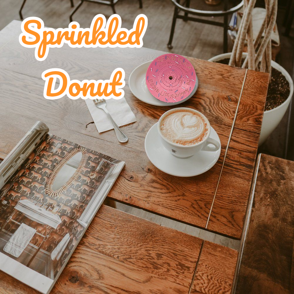 Sprinkled Donuts Seam Puck