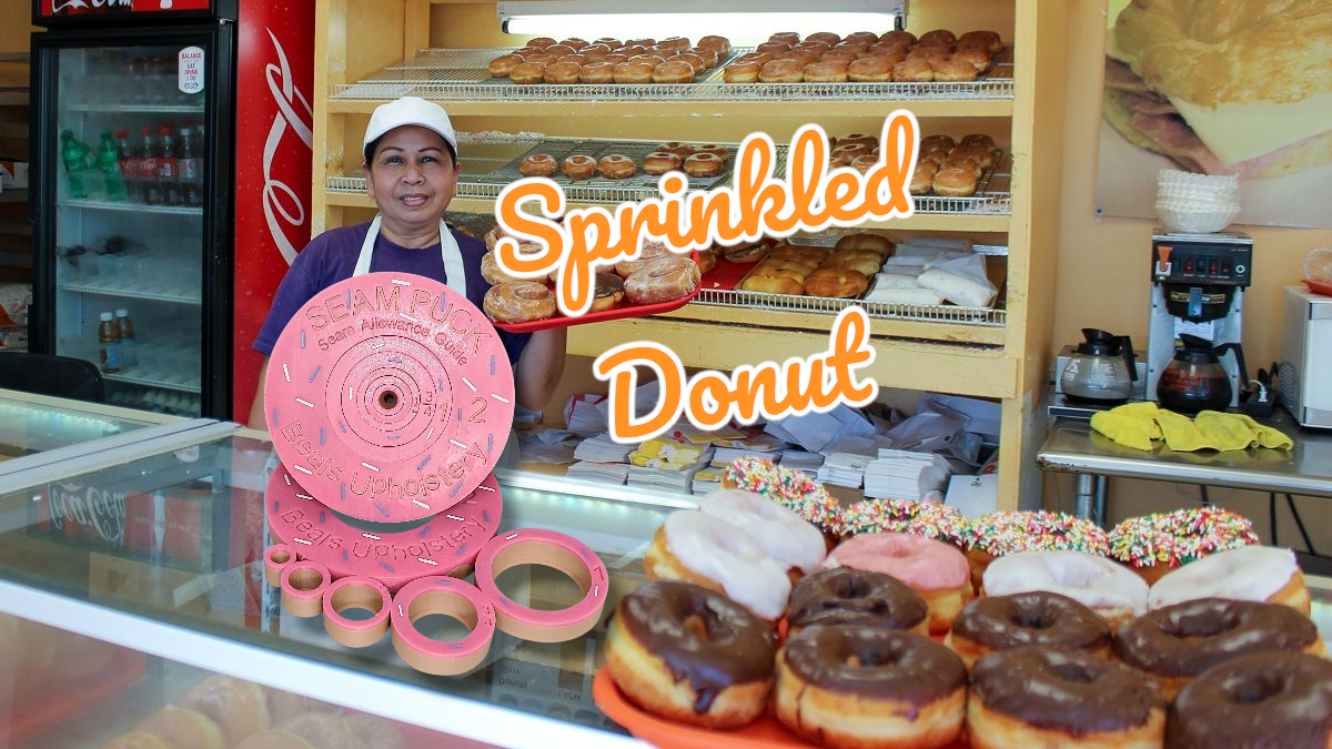Sprinkled Donuts Seam Puck