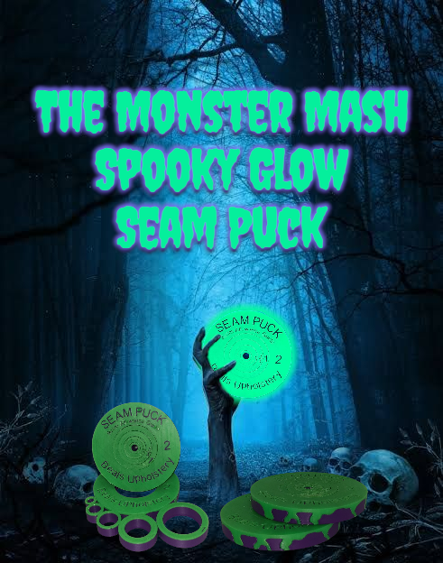The Monster Mash Spooky Glow Seam Puck! (Purple w/ Glow in the Dark Green)