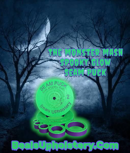 The Monster Mash Spooky Glow Seam Puck! (Purple w/ Glow in the Dark Green)