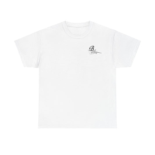 "Beals On Wheels" Unisex Heavy Cotton Tee (Black Front Logo)
