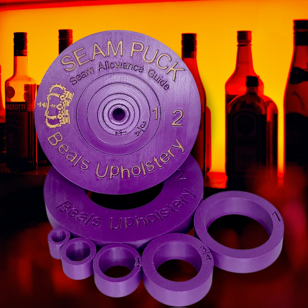 Crown Regal Seam Puck (Purple/Gold) W/Storage Pouch