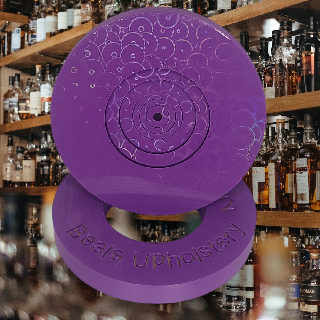 Crown Regal Seam Puck (Purple/Gold) W/Storage Pouch
