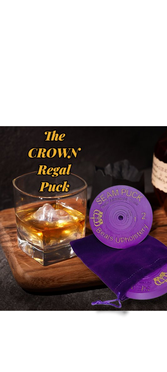 Crown Regal Seam Puck (Purple/Gold) W/Storage Pouch