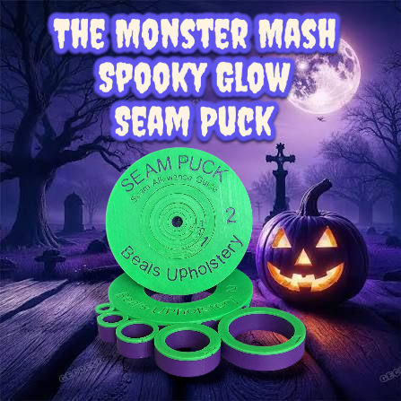 The Monster Mash Spooky Glow Seam Puck! (Purple w/ Glow in the Dark Green)
